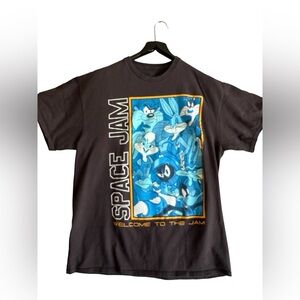 SPACE JAM SHIRT LOONEY TUNES LEBROM A NEW LEGACY CHARACTER T SHIRT MENS SZ L
